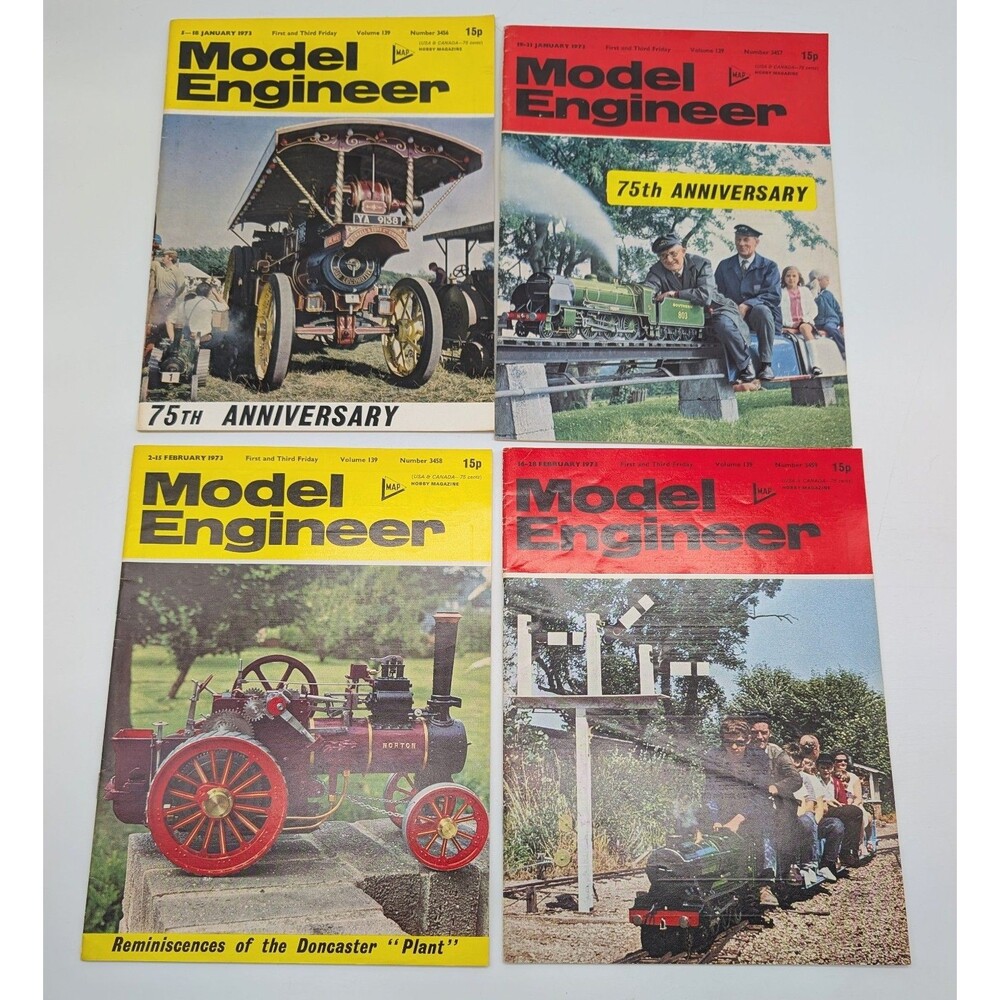 Model Engineer Hobby Magazine 1973 Complete Set of 24 and Christmas Extra